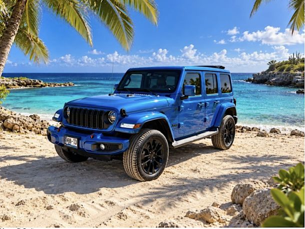 Jeep Wrangler Special Blue High altitude electric roof-convertible